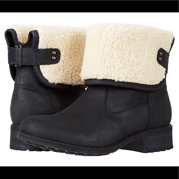 womens black ugg boots size 10